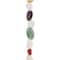 Multicoloured Stone Irregular Oval Bead Mix by Bead Landing™